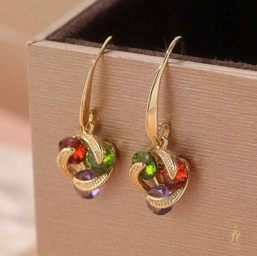 Classic Colorful Bohemian Pendant Earrings - SeoulChic.store