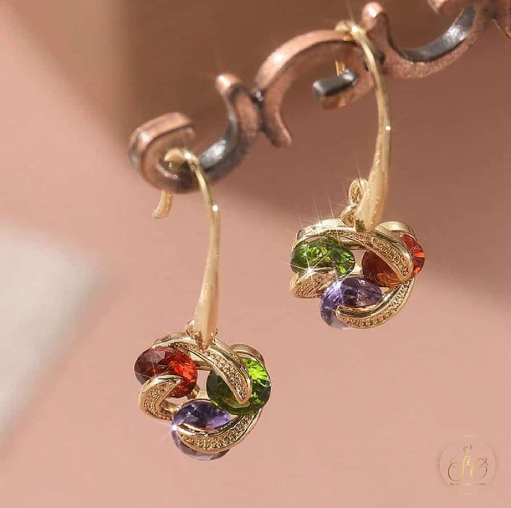 Classic Colorful Bohemian Pendant Earrings - SeoulChic.store