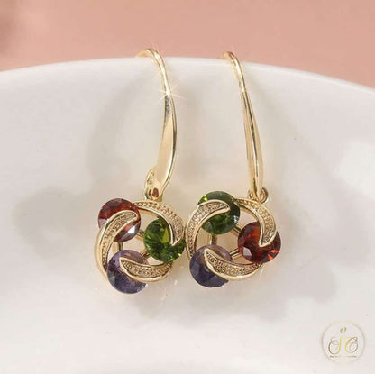 Classic Colorful Bohemian Pendant Earrings - SeoulChic.store