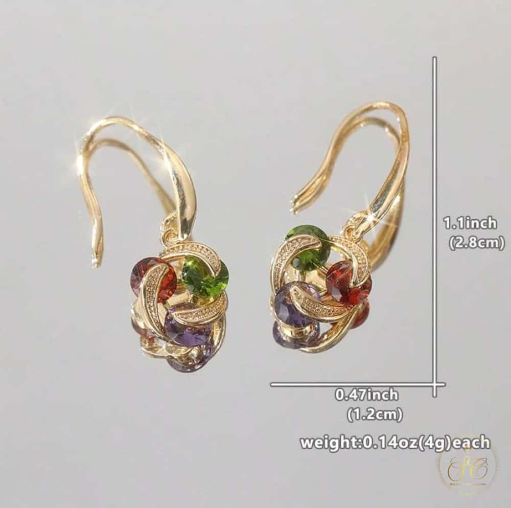 Classic Colorful Bohemian Pendant Earrings - SeoulChic.store