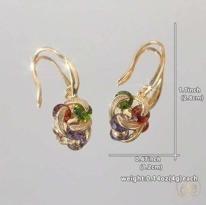 Classic Colorful Bohemian Pendant Earrings - SeoulChic.store