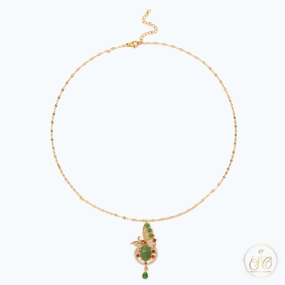 Timeless Elegant Gold Plated Butterfly Pendant Necklace - SeoulChic.store