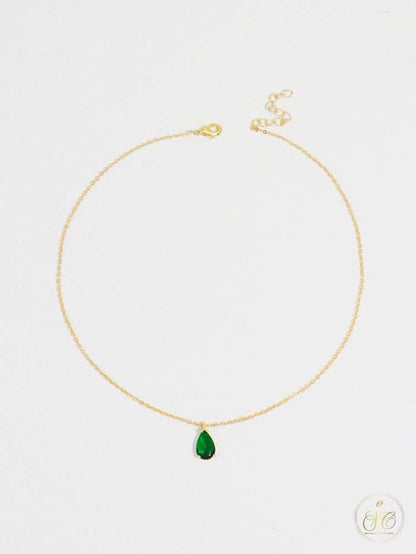 Classic Exquisite Vintage Green Pendant Necklace - SeoulChic.store