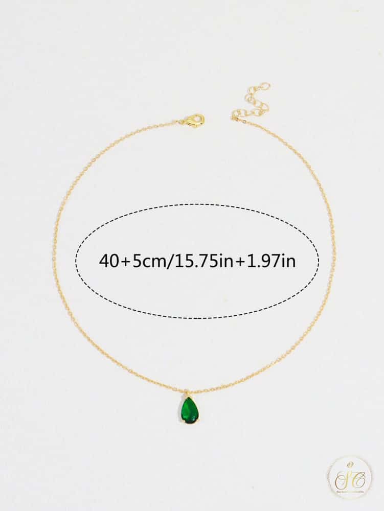 Classic Exquisite Vintage Green Pendant Necklace - SeoulChic.store